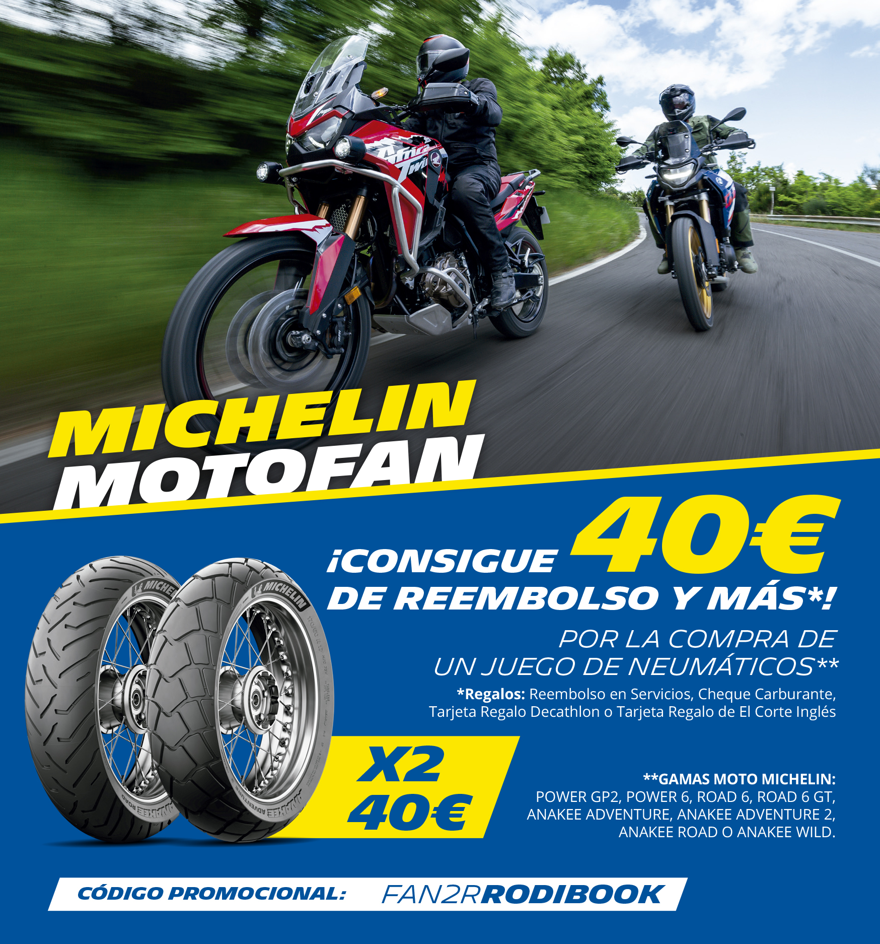 MIC-14XX FLYER MICHELIN CÓDIGO PROMOCIONAL RODIBOOK